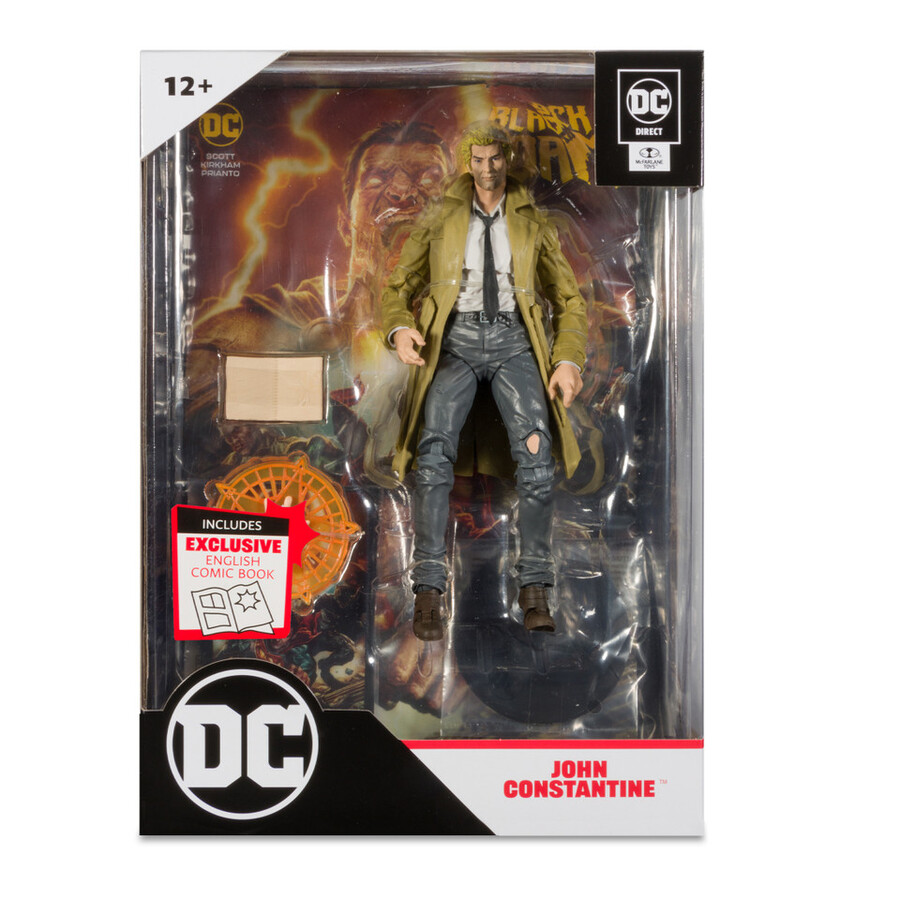 figurine john constantine avec bd dc page punchers 7 pouces