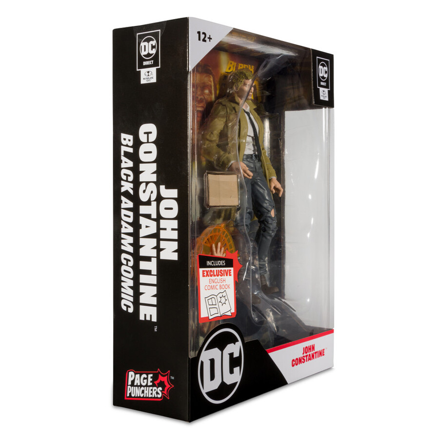 figurine john constantine avec bd dc page punchers 7 pouces