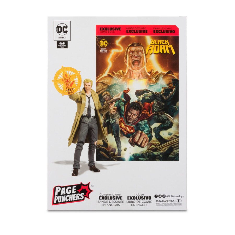figurine john constantine avec bd dc page punchers 7 pouces
