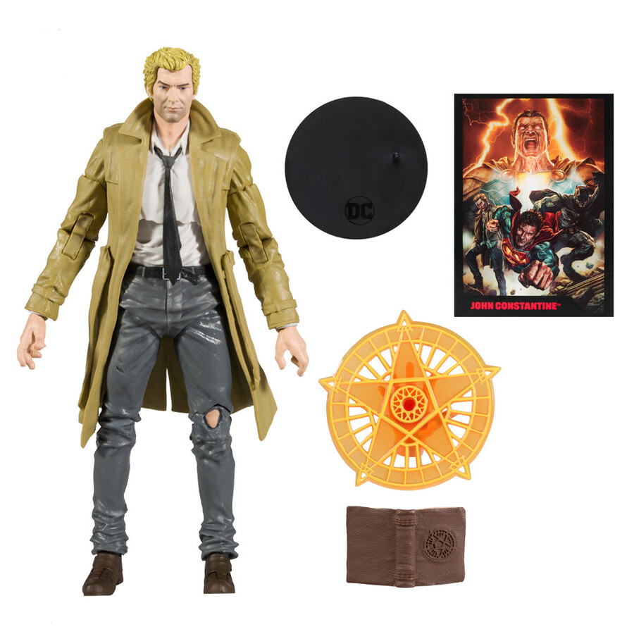 figurine john constantine avec bd dc page punchers 7 pouces