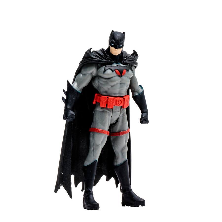 figurine batman avec bd flashpoint dc page punchers de 76 cm