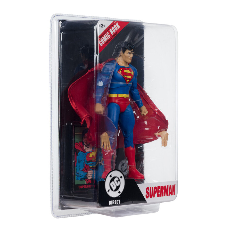 figurine superman dc page punchers zero hour 7 pouces avec bande dessinée