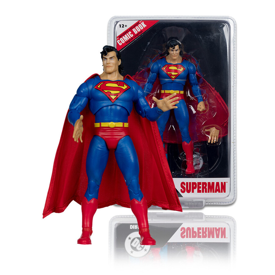 lot de figurines superman zero hourle joker crisis on infinite earths avec bd 2 figurines de 18 cm