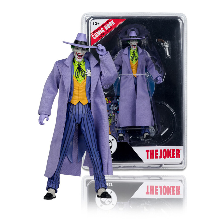 lot de figurines superman zero hourle joker crisis on infinite earths avec bd 2 figurines de 18 cm