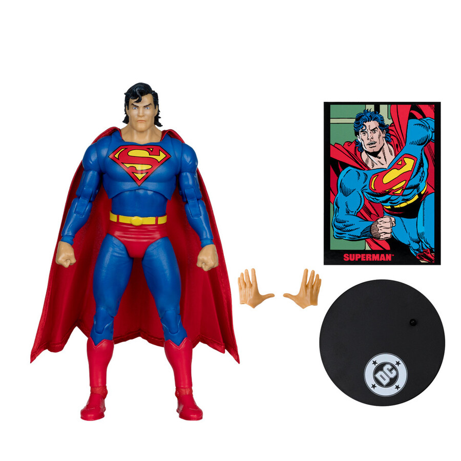 lot de figurines superman zero hourle joker crisis on infinite earths avec bd 2 figurines de 18 cm