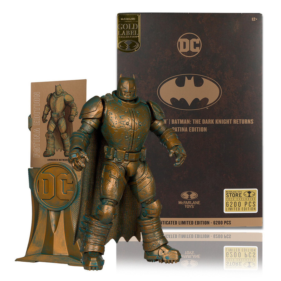 figurine batman blindé the dark knight returns Édition patine gold label 7
