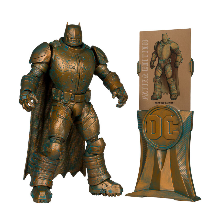 figurine batman blindé the dark knight returns Édition patine gold label 7