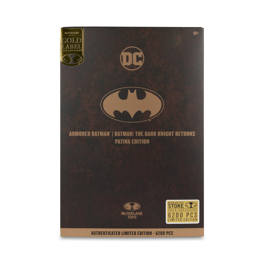 figurine batman blindé the dark knight returns Édition patine gold label 7
