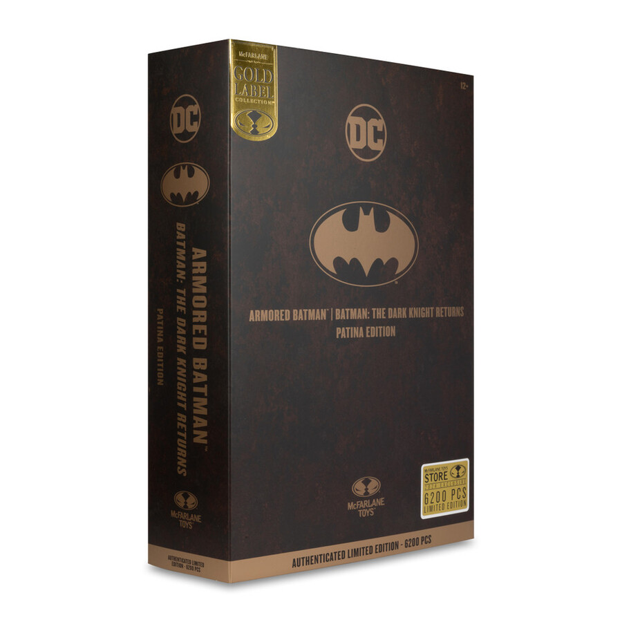 figurine batman blindé the dark knight returns Édition patine gold label 7