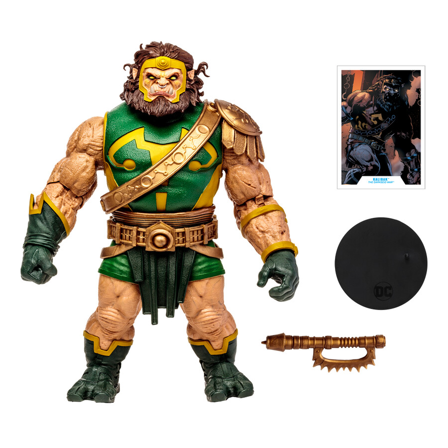 figurine géante kalibak la guerre de darkseid