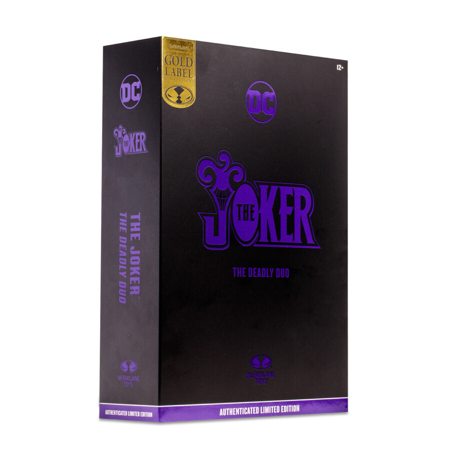 figurine joker le duo mortel gold label 7 - exclusivité mcfarlane toys store