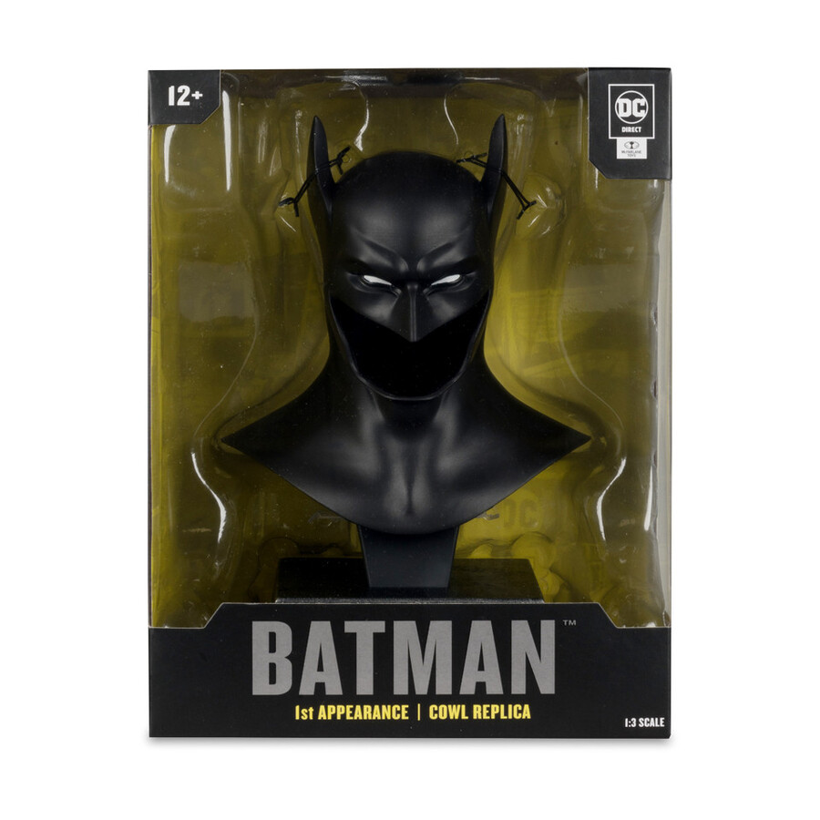 batman 1ère apparitionsilencebatman commence répliques de cagoules à léchelle 13 vague 2 lot 3