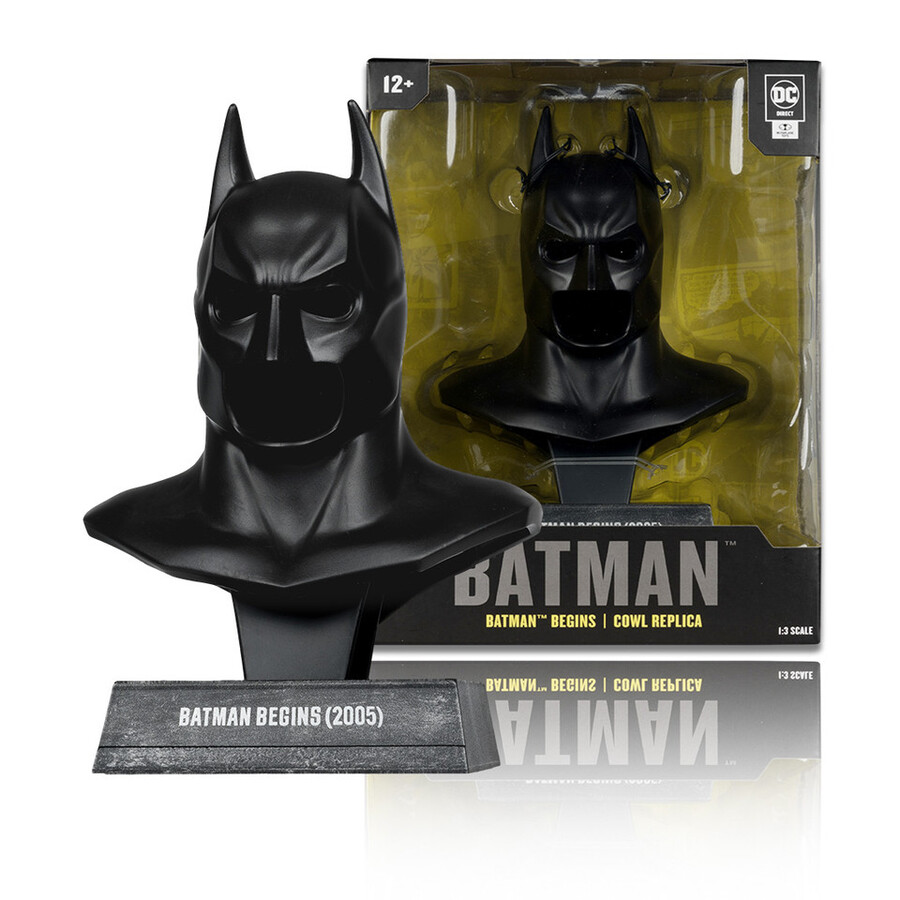 batman 1ère apparitionsilencebatman commence répliques de cagoules à léchelle 13 vague 2 lot 3
