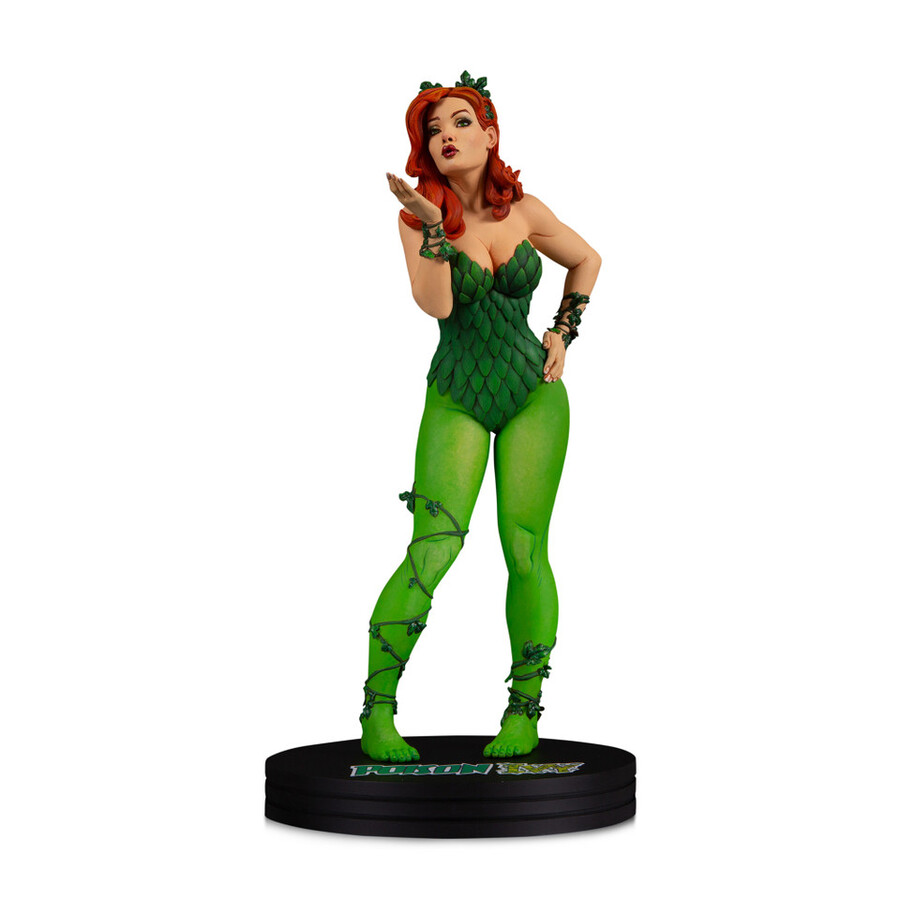 statue en résine de poison ivy égérie dc par frank cho