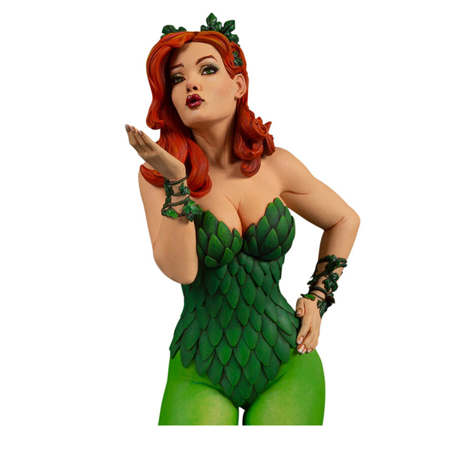 statue en résine de poison ivy égérie dc par frank cho