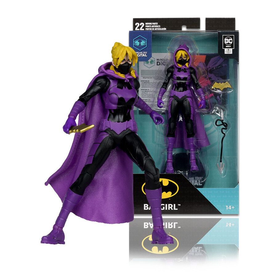 batgirl stephanie brown batman no mans land monarch dc countdown nightwing teen titans - pack de 4 figurines de 18 cm avec objets numériques de collection mcfarlane toys