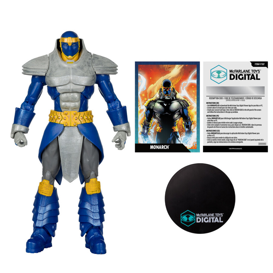 batgirl stephanie brown batman no mans land monarch dc countdown nightwing teen titans - pack de 4 figurines de 18 cm avec objets numériques de collection mcfarlane toys