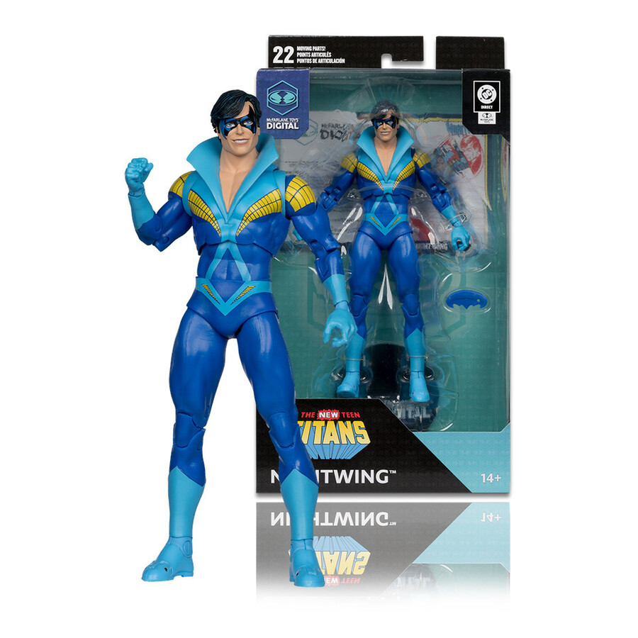 batgirl stephanie brown batman no mans land monarch dc countdown nightwing teen titans - pack de 4 figurines de 18 cm avec objets numériques de collection mcfarlane toys
