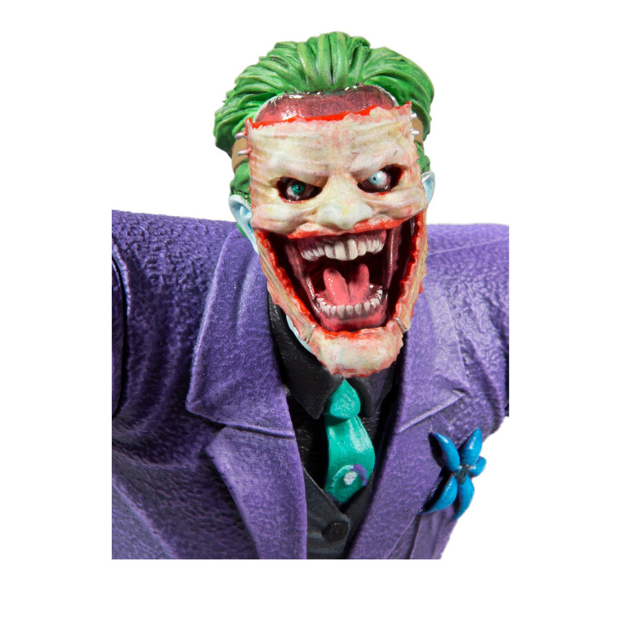 la folie violette du joker statue en résine du joker par greg capullo à léchelle 110