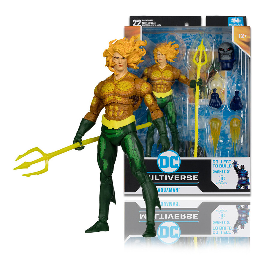 figurine à construire aquaman justice league task force de 18 cm