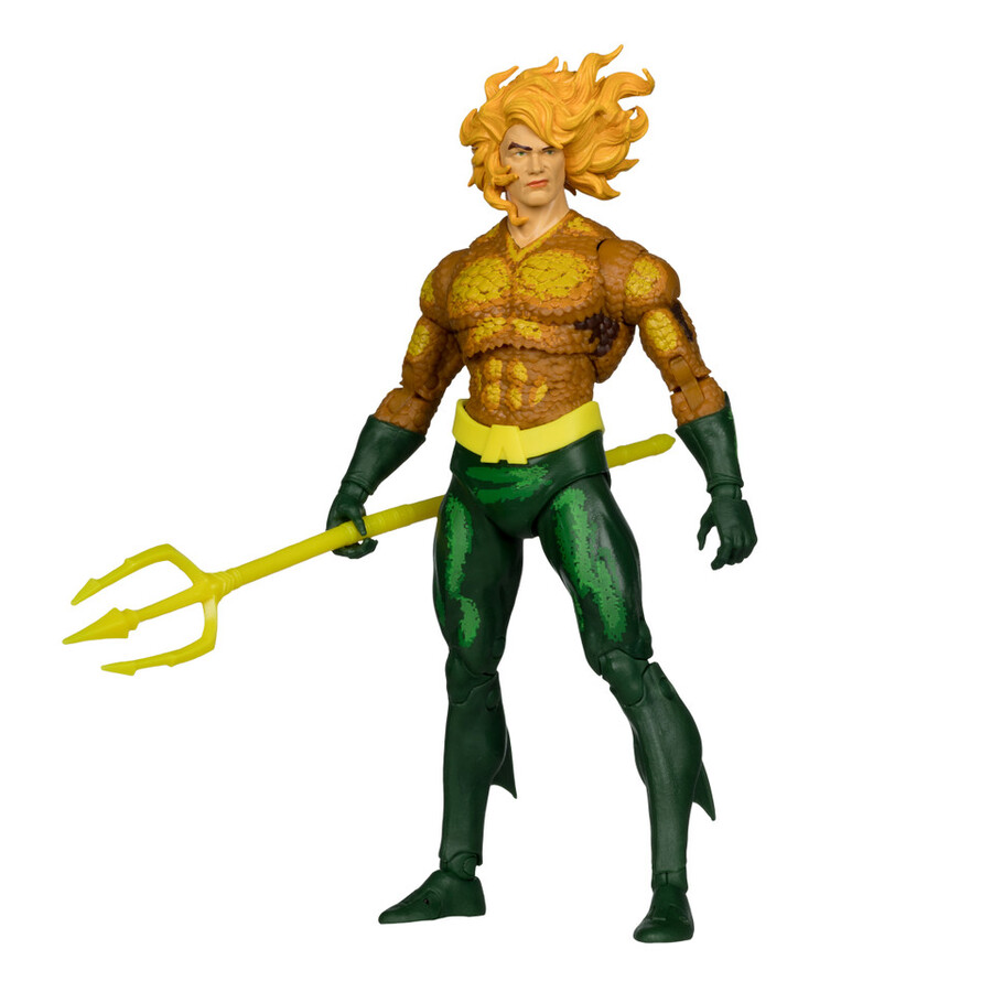 figurine à construire aquaman justice league task force de 18 cm
