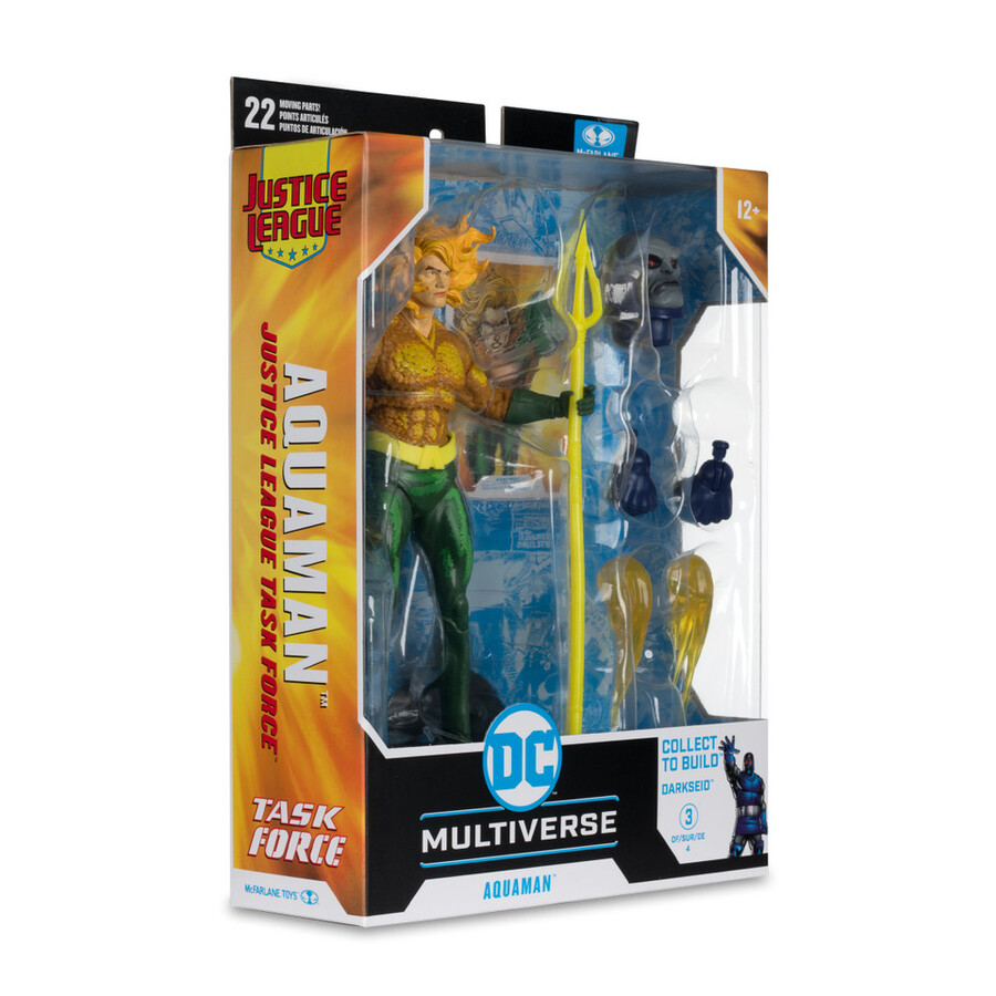 figurine à construire aquaman justice league task force de 18 cm