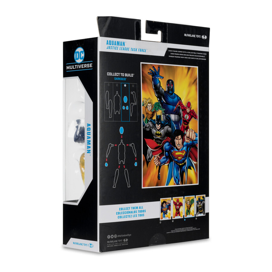 figurine à construire aquaman justice league task force de 18 cm