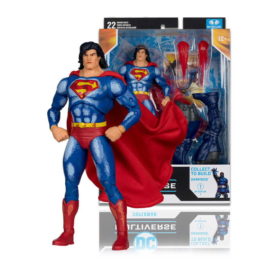 figurine à construire superman justice league task force de 18 cm