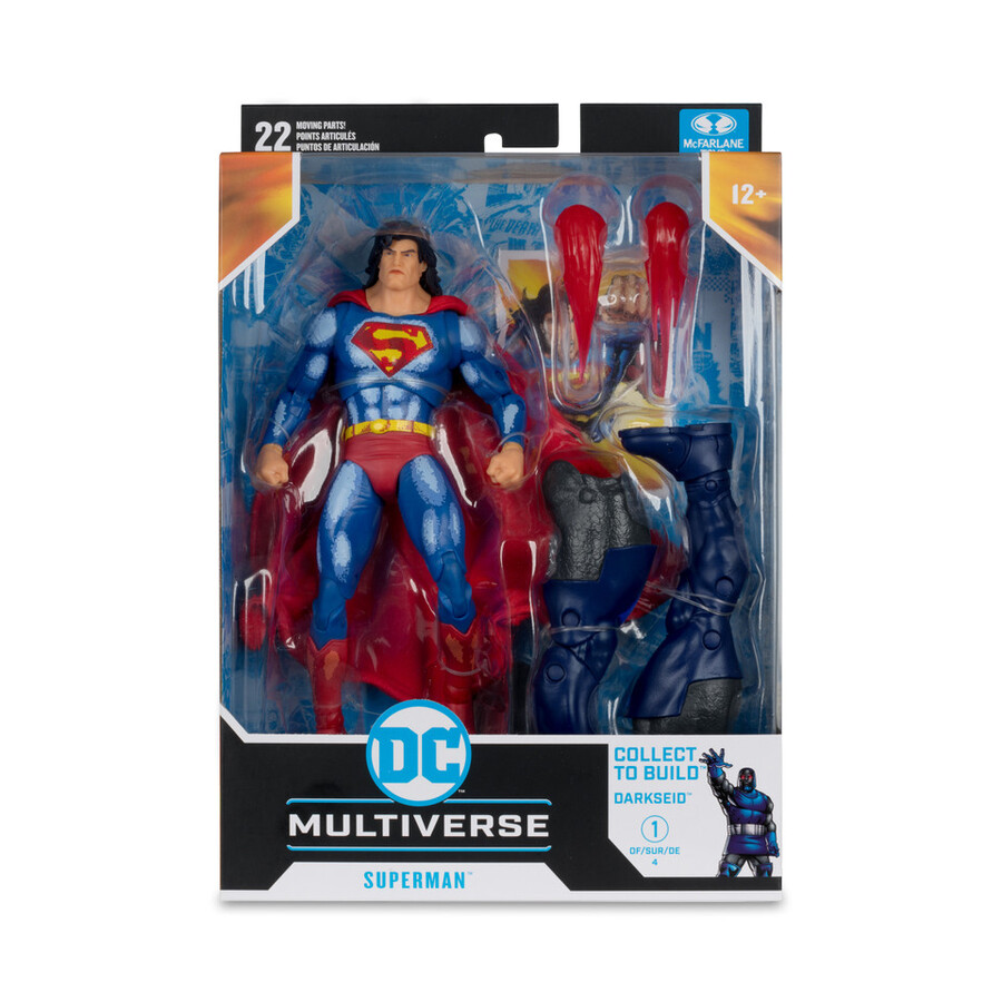 figurine à construire superman justice league task force de 18 cm