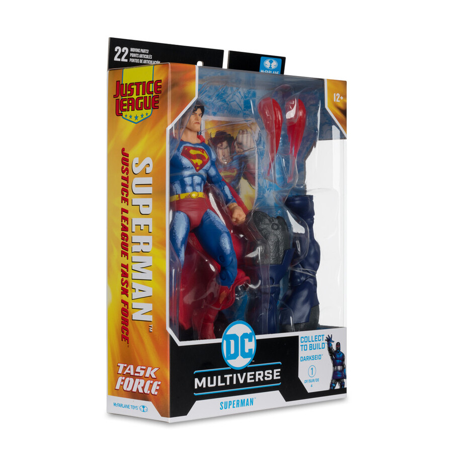 figurine à construire superman justice league task force de 18 cm