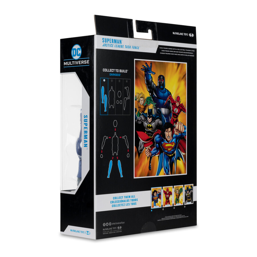 figurine à construire superman justice league task force de 18 cm