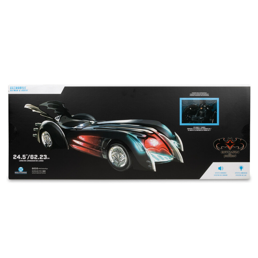 batmobile batman et robin avec lumières et sons