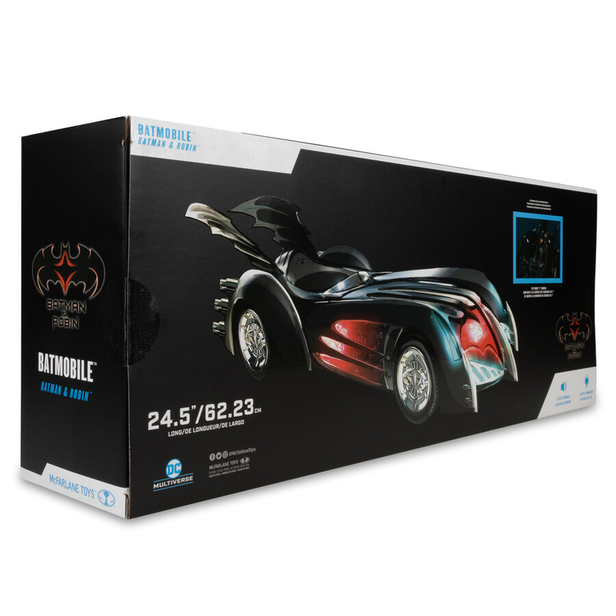 batmobile batman et robin avec lumières et sons
