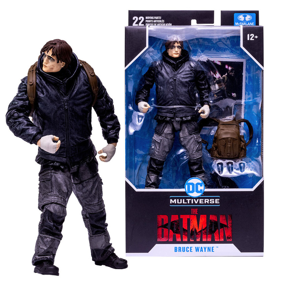 figurine bruce wayne drifter sans masque the batman 7 pouces