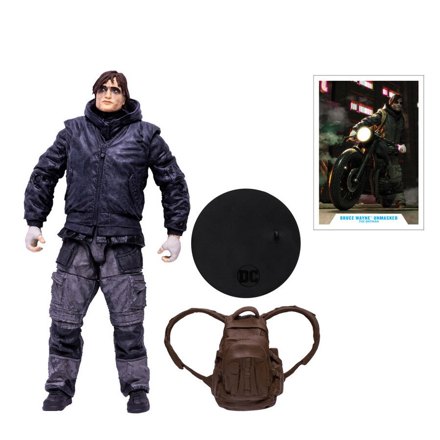 figurine bruce wayne drifter sans masque the batman 7 pouces