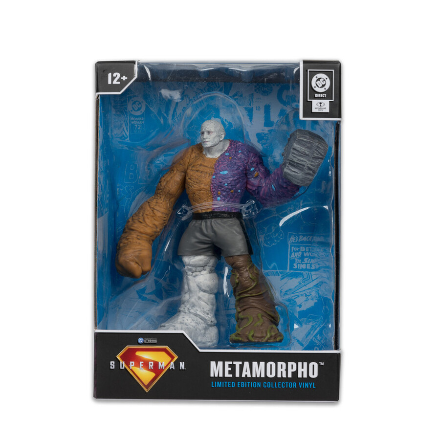 figurine collector en vinyle metamorpho film superman édition limitée 114 cm