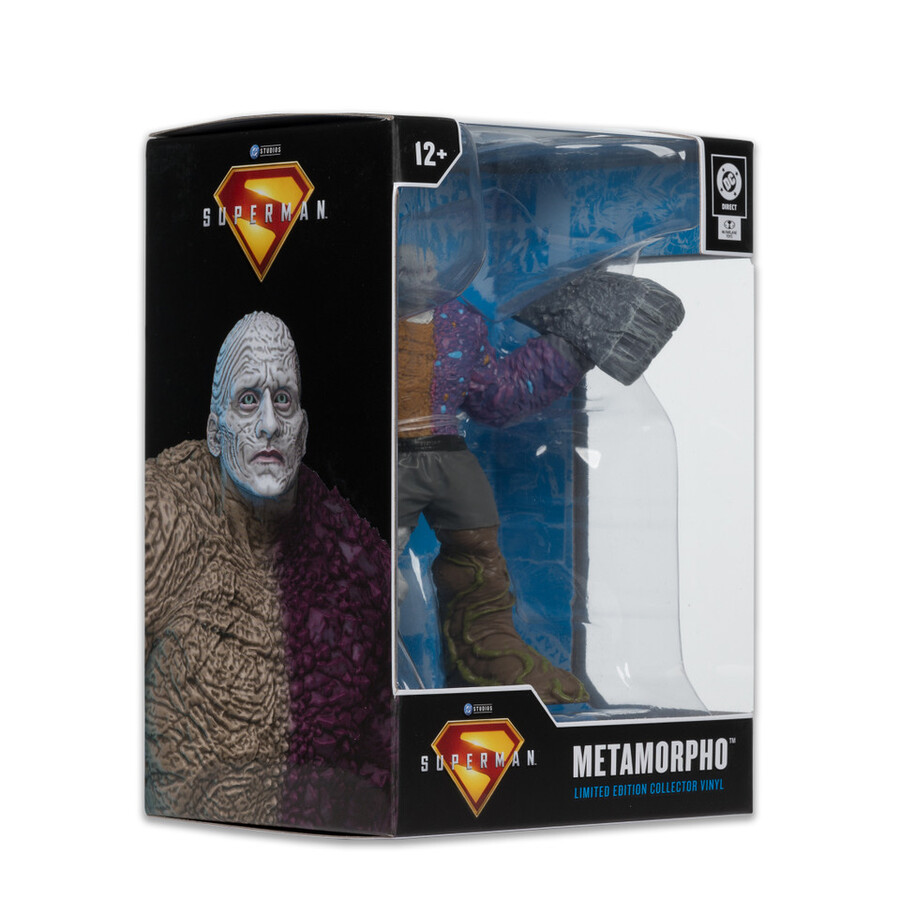 figurine collector en vinyle metamorpho film superman édition limitée 114 cm
