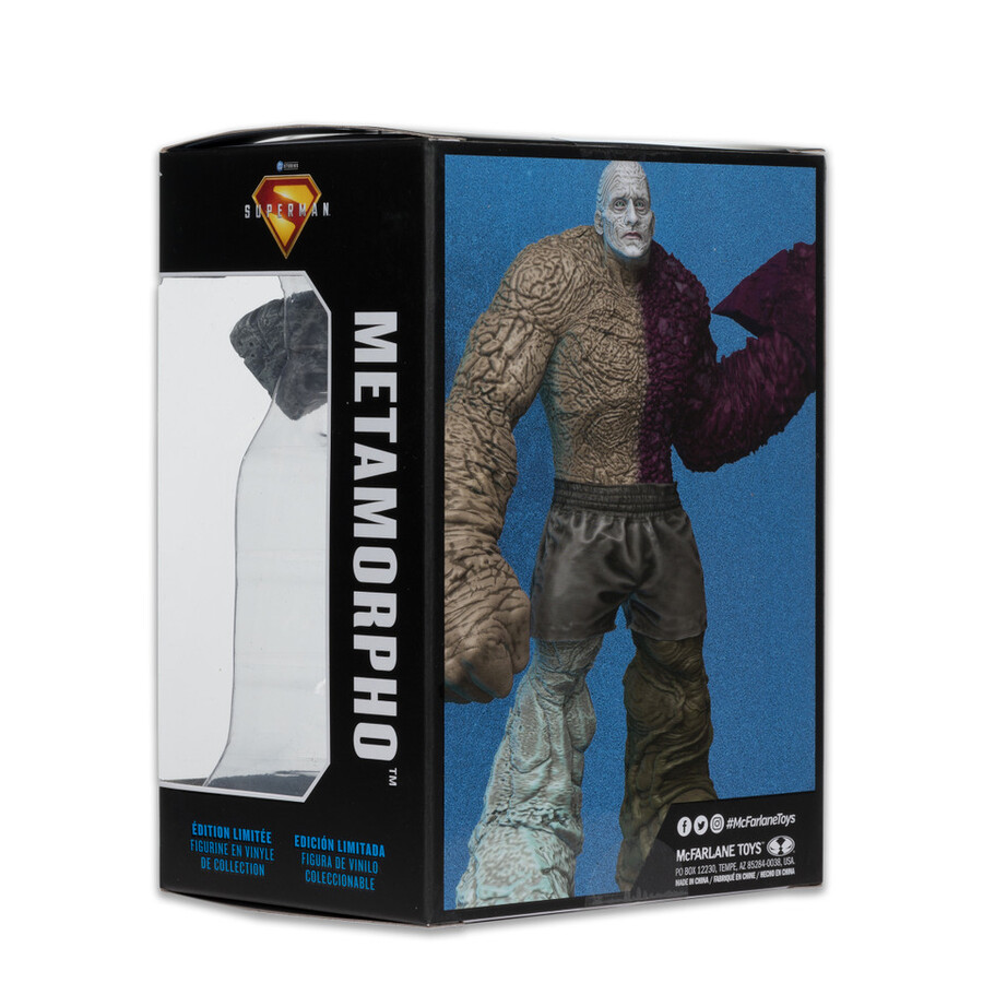 figurine collector en vinyle metamorpho film superman édition limitée 114 cm