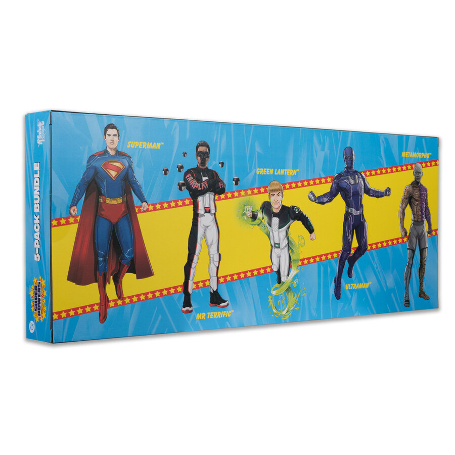 coffret de 5 films superman dc super powers - Étiquette dorée