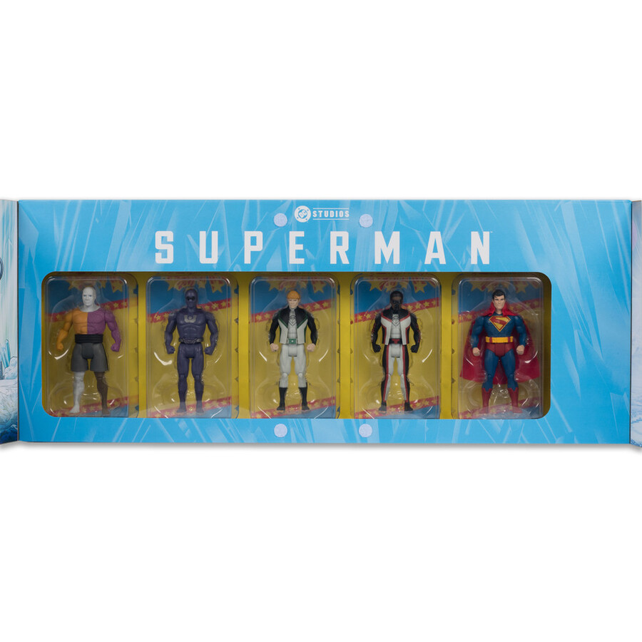 coffret de 5 films superman dc super powers - Étiquette dorée