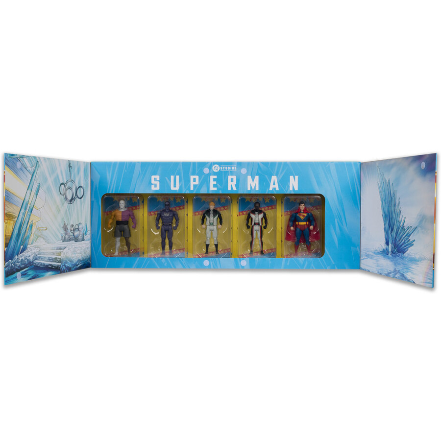 coffret de 5 films superman dc super powers - Étiquette dorée