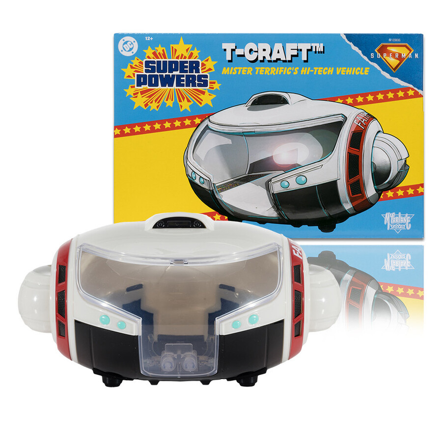 t-craft dc super powers le film superman le véhicule de mr. terrific