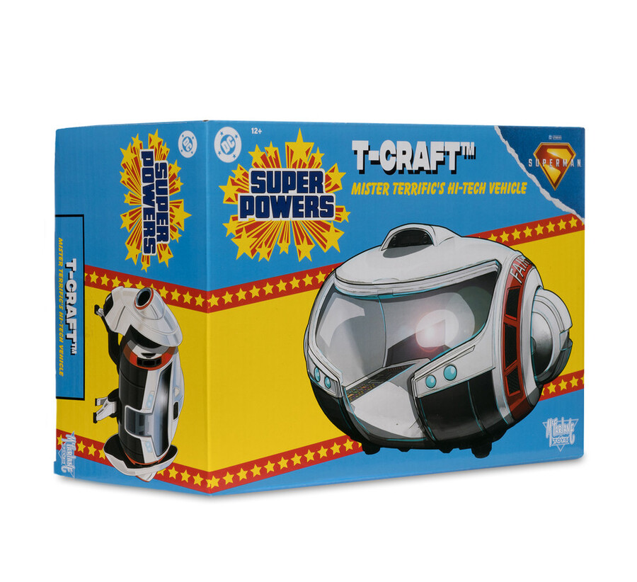 t-craft dc super powers le film superman le véhicule de mr. terrific