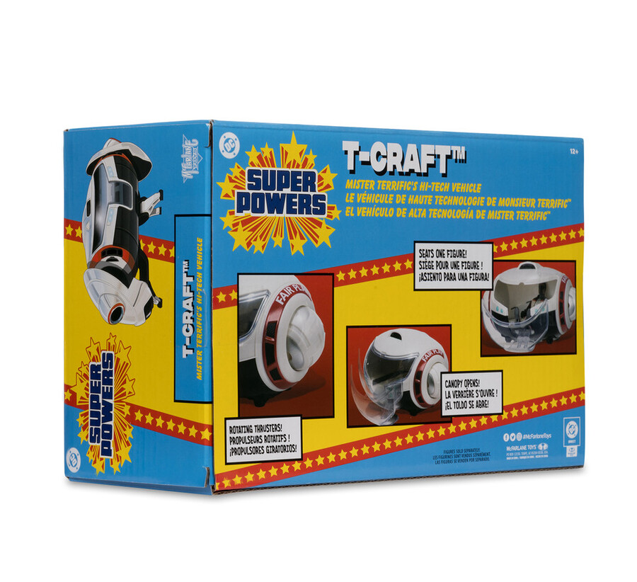 t-craft dc super powers le film superman le véhicule de mr. terrific