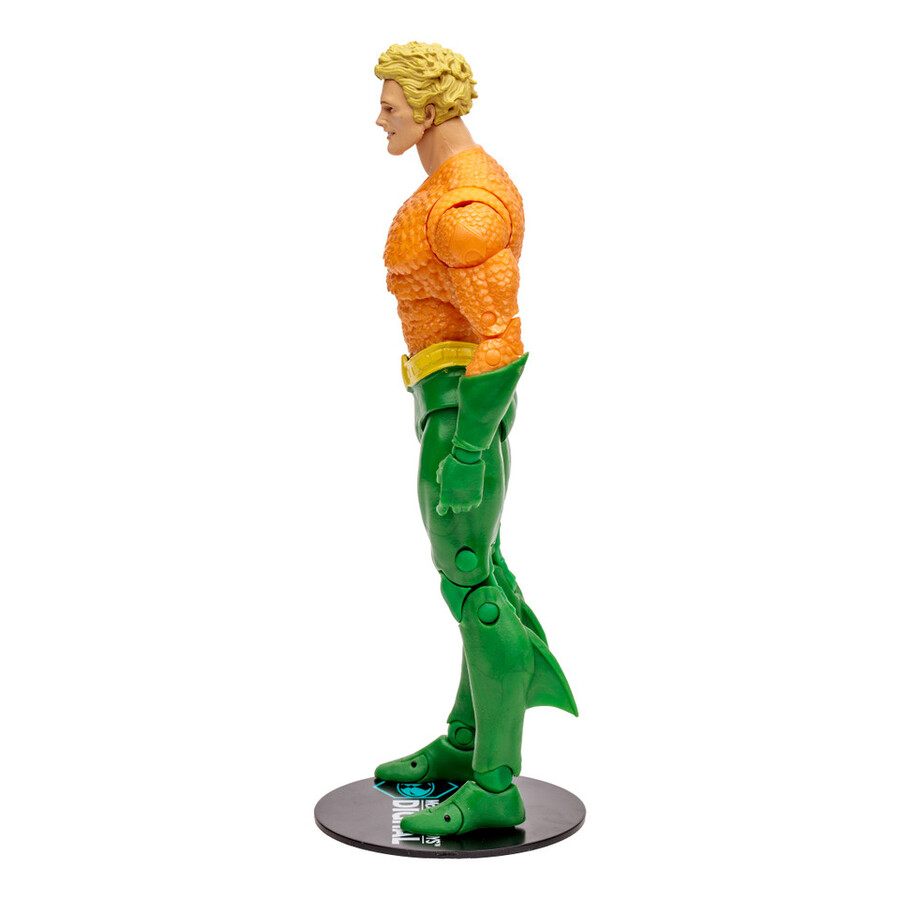 figurine aquaman dc classic de 18 cm avec carte de collection numérique mcfarlane toys