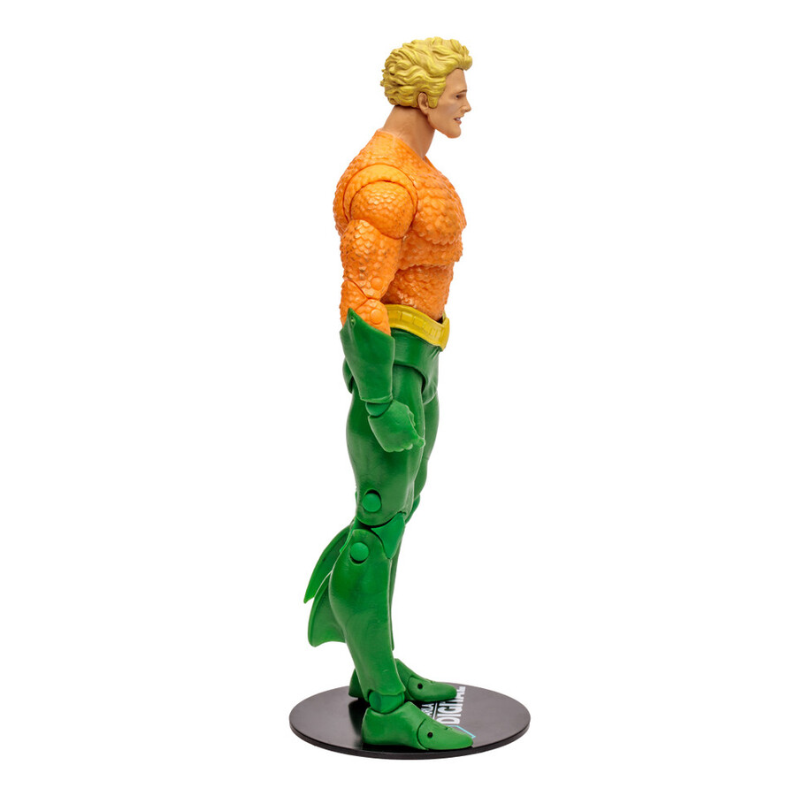figurine aquaman dc classic de 18 cm avec carte de collection numérique mcfarlane toys