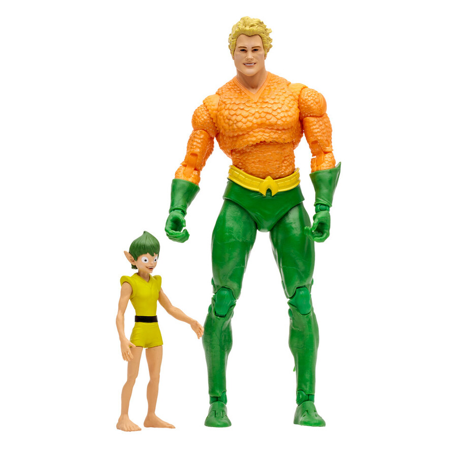 figurine aquaman dc classic de 18 cm avec carte de collection numérique mcfarlane toys