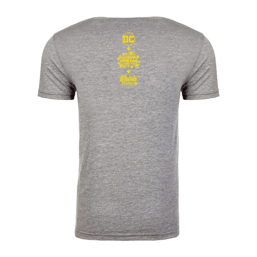 t-shirt dc super powers « je suis batman » gris chiné exclusivité mts