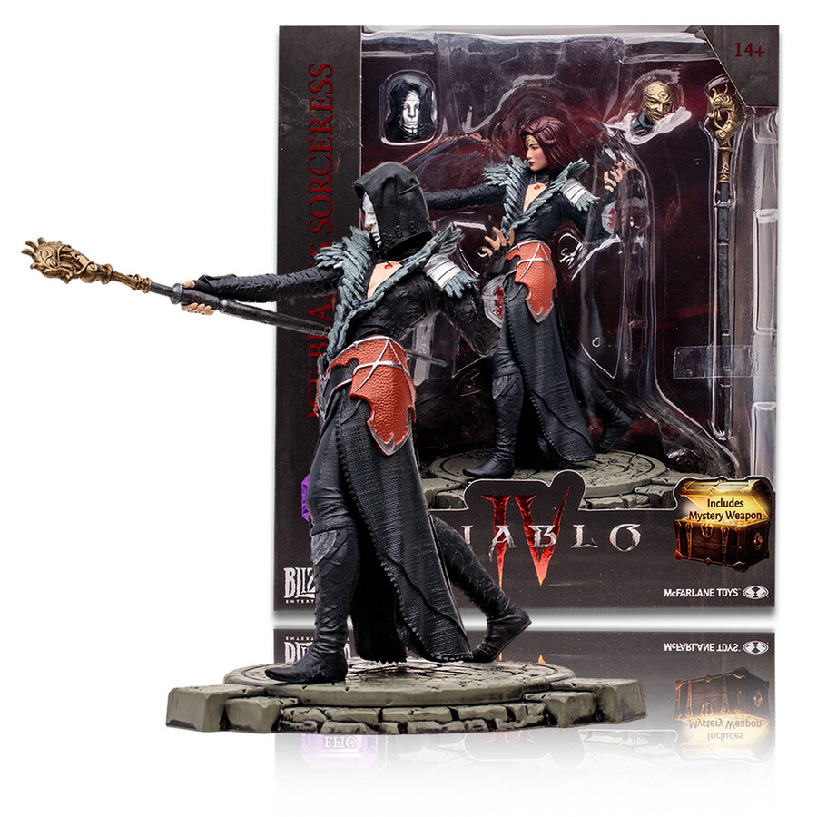 sorcière aux lames de glace figurine Épique diablo iv à léchelle 112