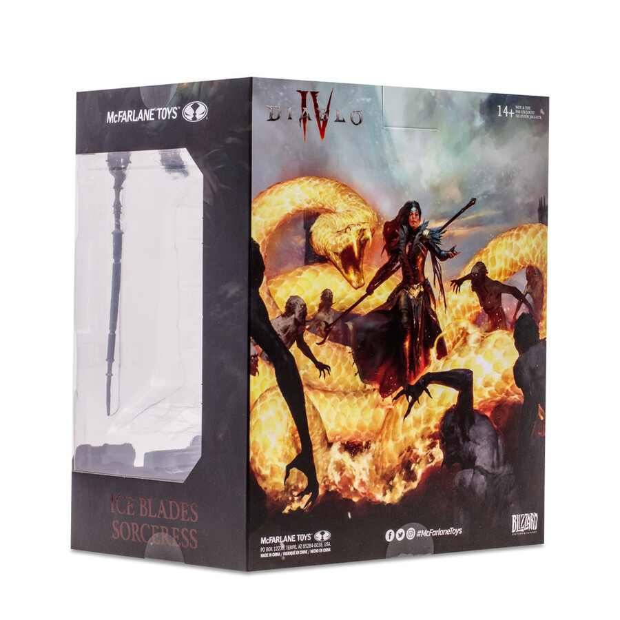 sorcière aux lames de glace figurine Épique diablo iv à léchelle 112